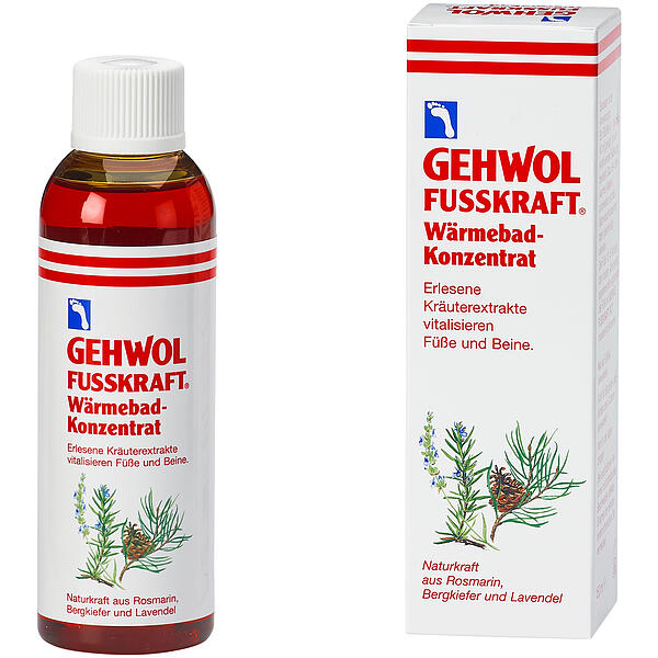 Согревающая ванна (профилактика простуды) - Gehwol (Геволь) Fusskraft Warming Bath Concentrate  
