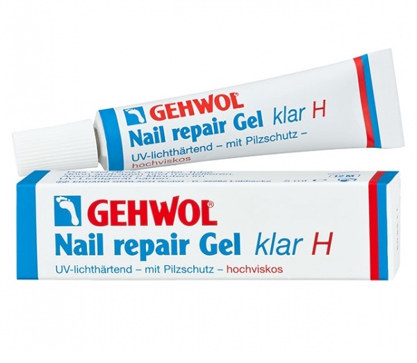 Восстанавливающий гель для протезирования с высокой вязкостью прозрачный - Gehwol (Геволь) Nail Repair Gel Klar H 