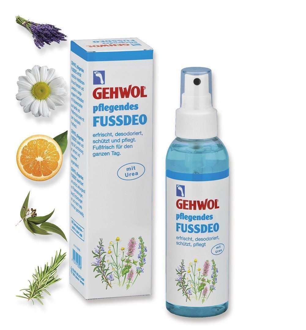 Дезодорант для ног от натирания кожи и мозолей - Gehwol Caring Footdeo (Pflegendes Fussdeo)