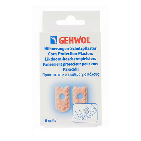 Мозольный пластырь 9 шт - Gehwol (Геволь) Huhneraugen-Pflaster