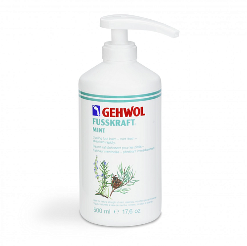 Мятный охлаждающий бальзам для ног - Gehwol (Геволь) Fusskraft Mint