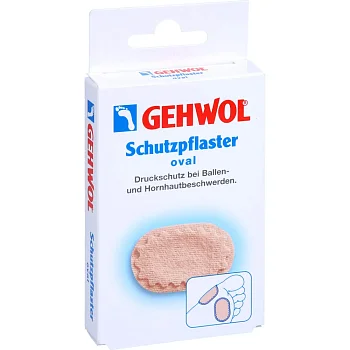 Овальный защитный пластырь 4 шт - Gehwol (Геволь) Schutzpflaster Oval