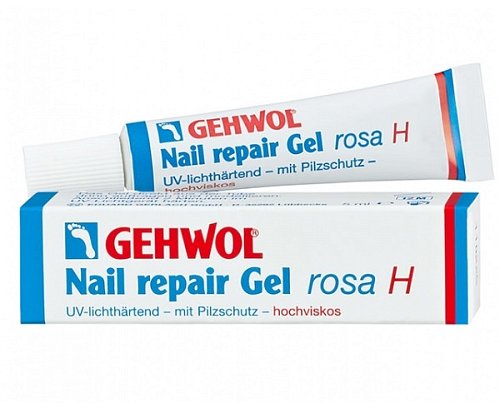 Восстанавливающий гель для протезирования с высокой вязкостью розовый - Gehwol (Геволь) Nail Repair Gel Rosa H 
