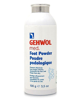 Геволь Пудра для решения проблемы влажных ног - Gehwol Med Foot Powder (Fußpuder)